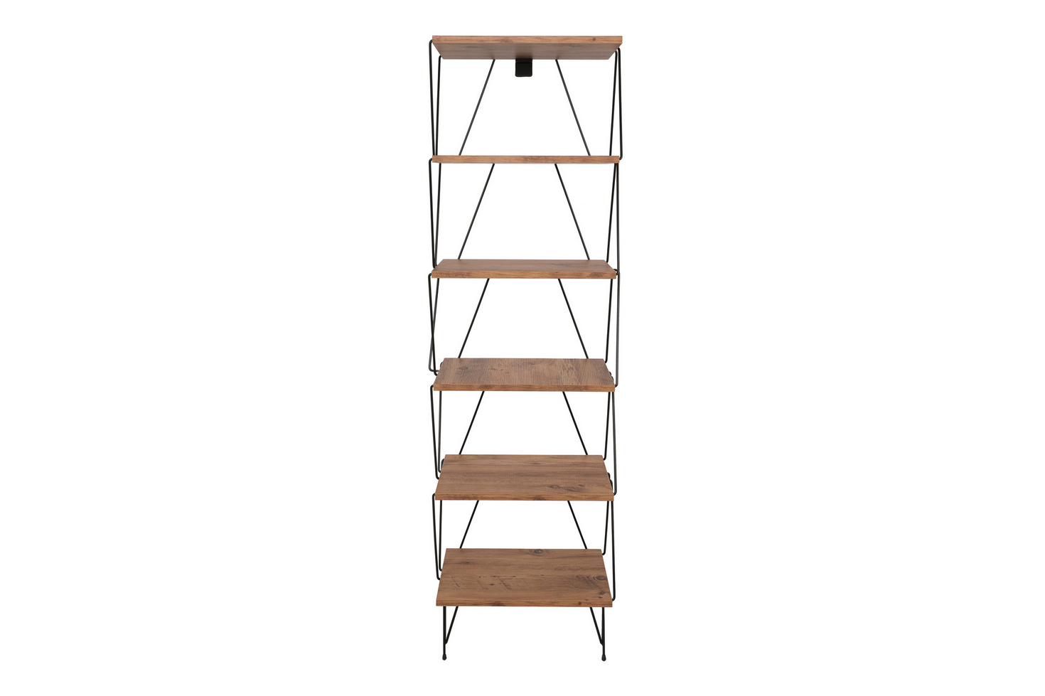 Norda Design Industriel Pine reol, 165 cm H x 46 cm W x 30 cm D | 100% melaminbelagt, vægmonterbar, 18 mm