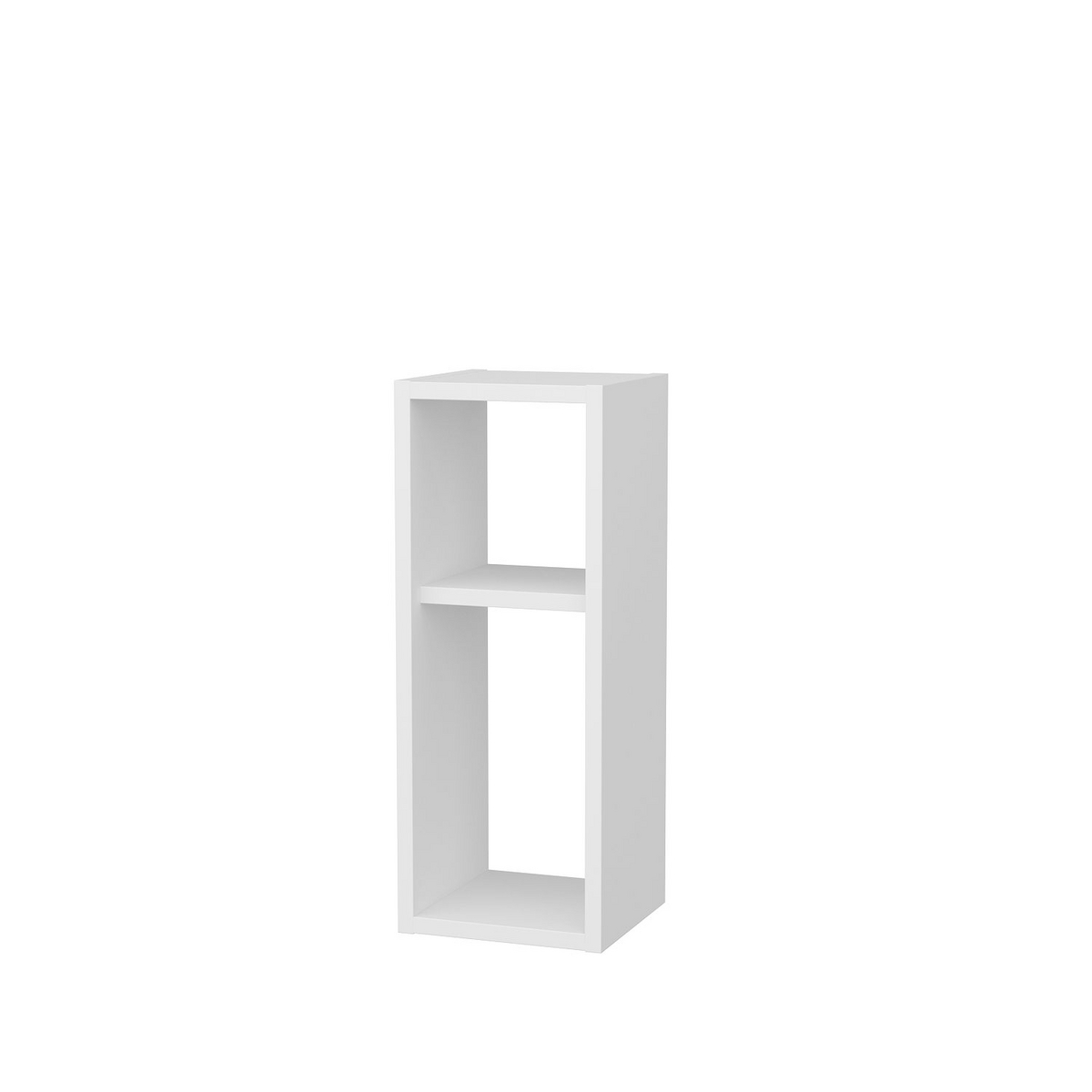 Norda Design Moderne hvid natbord, 100% melaminbelagt, 18mm tyk, 23.2 x 22 x 59.6 cm | stilfuldt og funktionelt