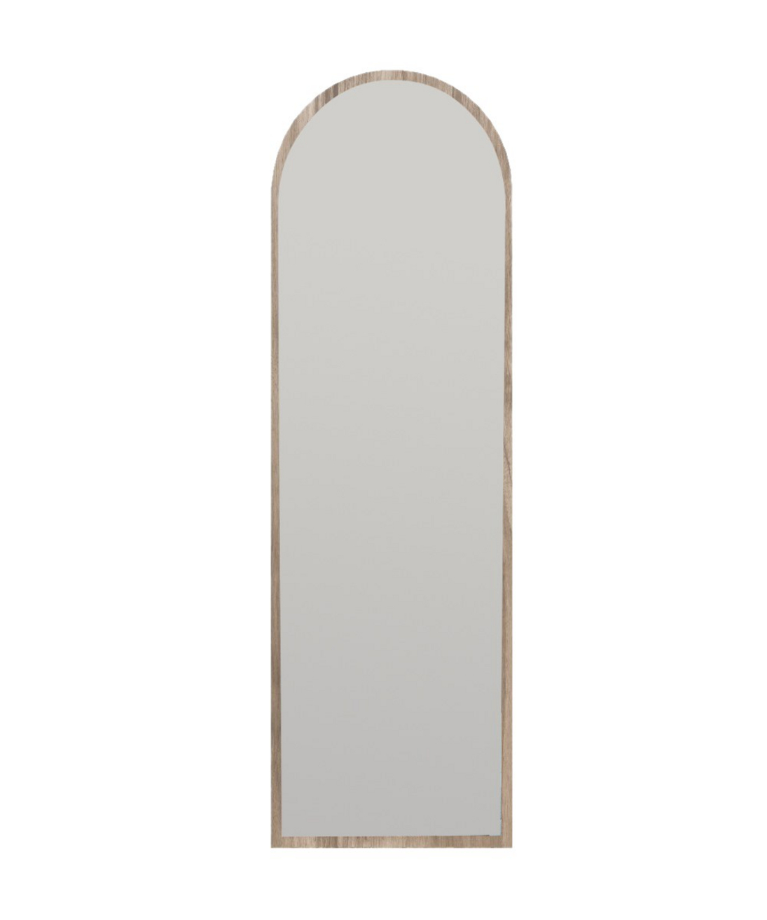 Norda Design Elegant vægmonteret spejl, 50 x 160 cm, valnøddefarve, 100% MDF, miljøvenlig Flotal-E design | moderne boligindretning