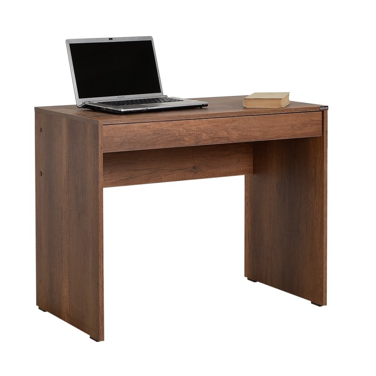 Norda Design Moderne skrivebord, Oslo og valnød, 90 x 75 x 55 cm | 100% melaminbelagt, 16 mm tyk | stilfuldt og funktionelt