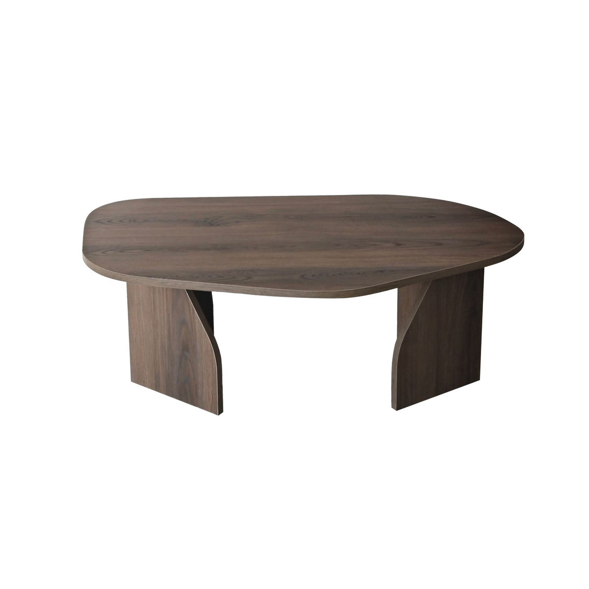 Norda Design Moderne valnød sofabord, 100 cm x 60 cm x 35 cm | 100% melaminbelagt, 18 mm tykkelse | stilfuldt og holdbart