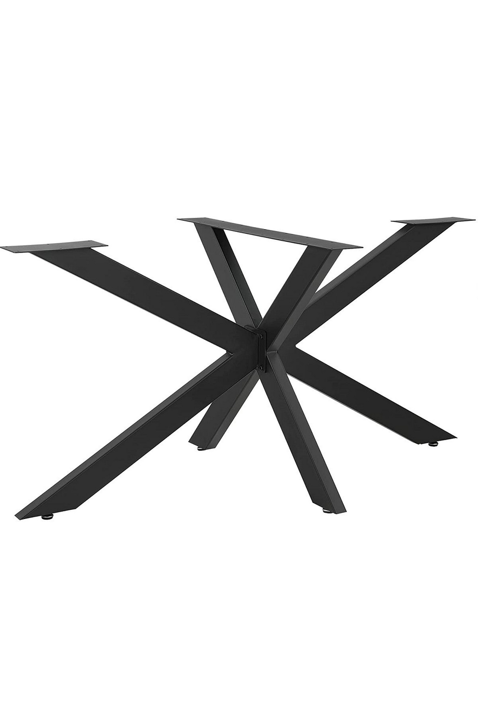 Norda Design Højdejusterbare bordben i metal, sort, 150 cm x 71 cm x 78 cm | holdbar, gulvvenligt design