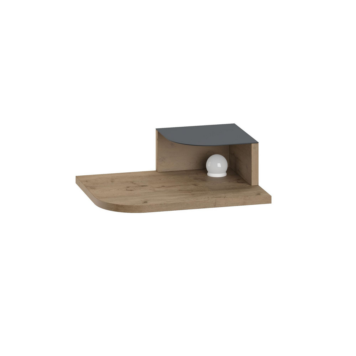 Norda Design Sengebord Luno, eg, 30 × 40 × 16,2 cm