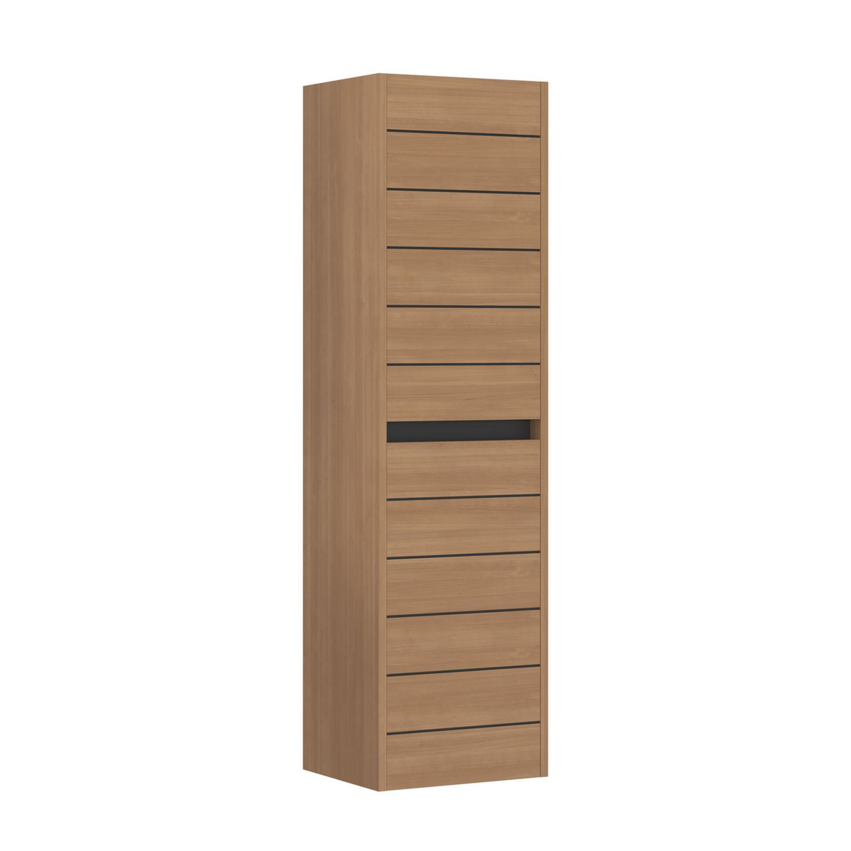 Norda Design Badeværelsesskab Ricato 40, valnød, 27 × 42 × 138 cm