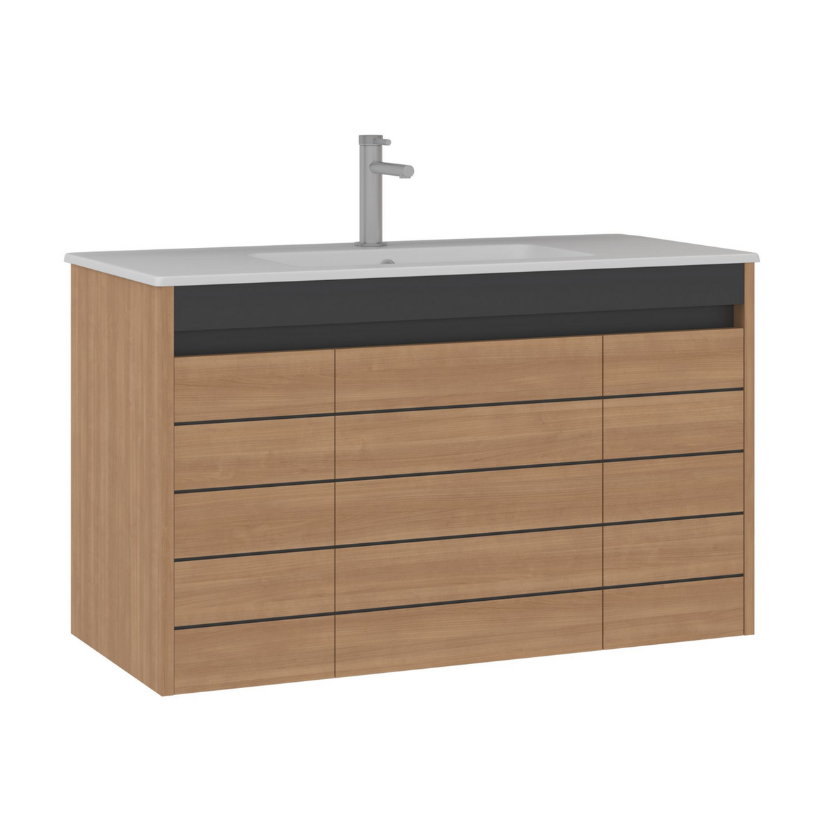Norda Design Vaskeskab Ricato 100, valnød, 47 × 101 × 62 cm