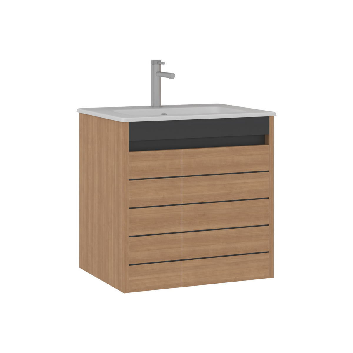 Norda Design Vaskeskab Ricato 60, valnød, 47 × 61 × 62 cm