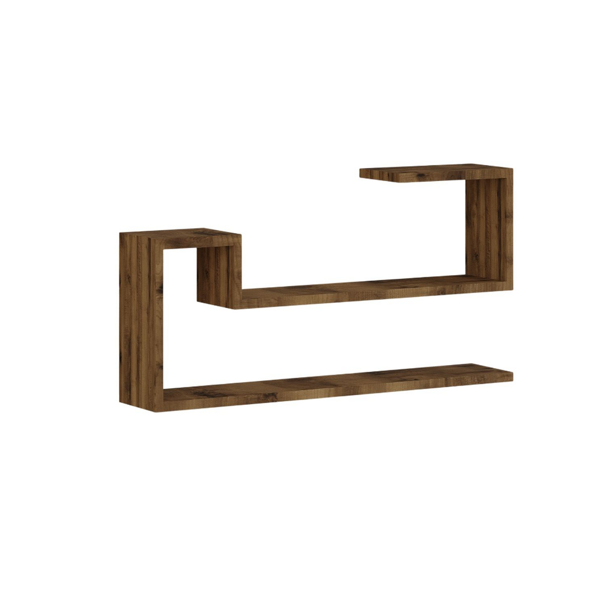 Norda Design Væghylde Ravi, antik valnød, 17 × 90 × 41,2 cm