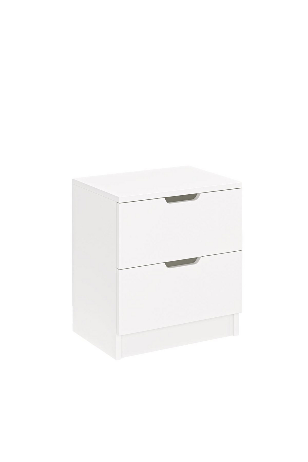 Norda Design Sengebord Lento, hvid, 33 × 45 × 50 cm