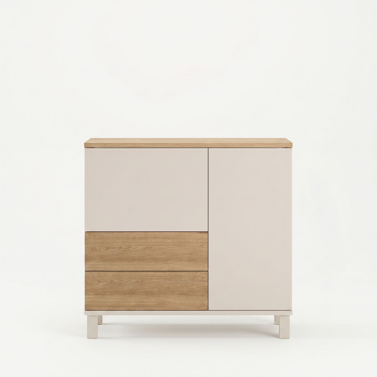 Norda Design Multiskab Mood, sand/eg, 35 × 87,2 × 82,4 cm