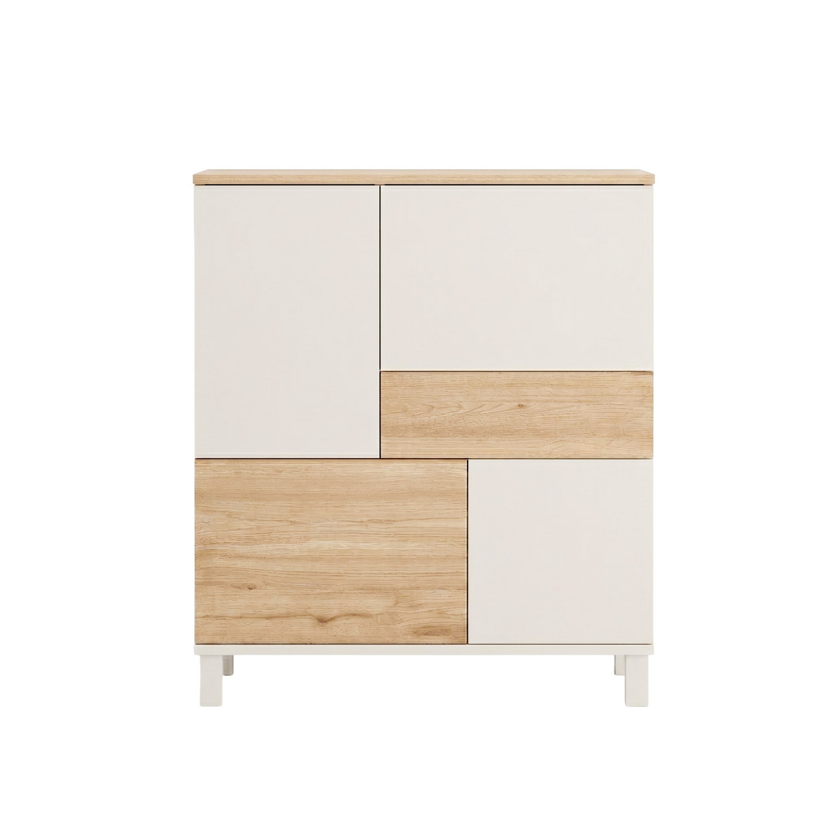 Norda Design Multiskab Mood, sand/eg, 35 × 87,2 × 101,1 cm