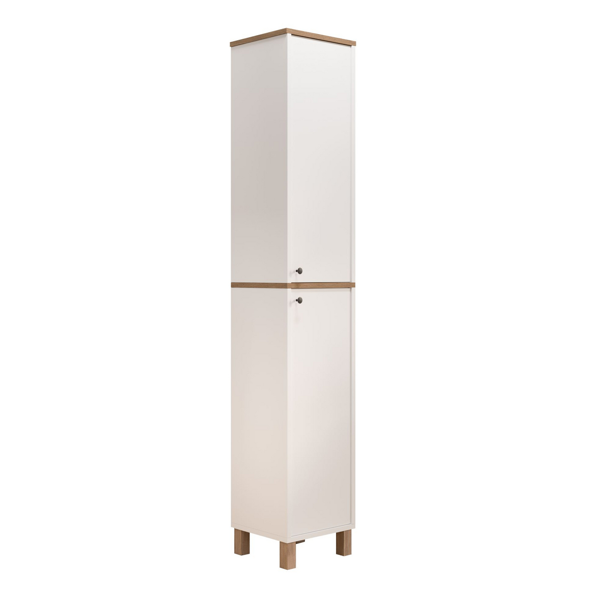 Norda Design Multiskab Nord, hvid/eg, 32 × 36 × 195,4 cm