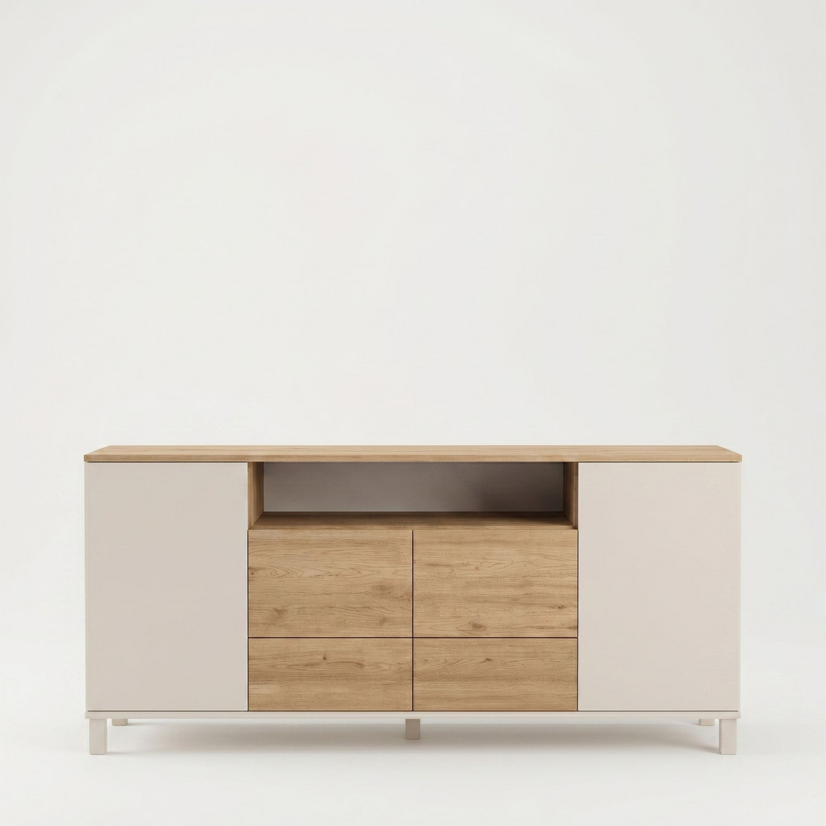 Norda Design Konsolbord Mood, sand/eg, 44,5 × 180 × 82,4 cm