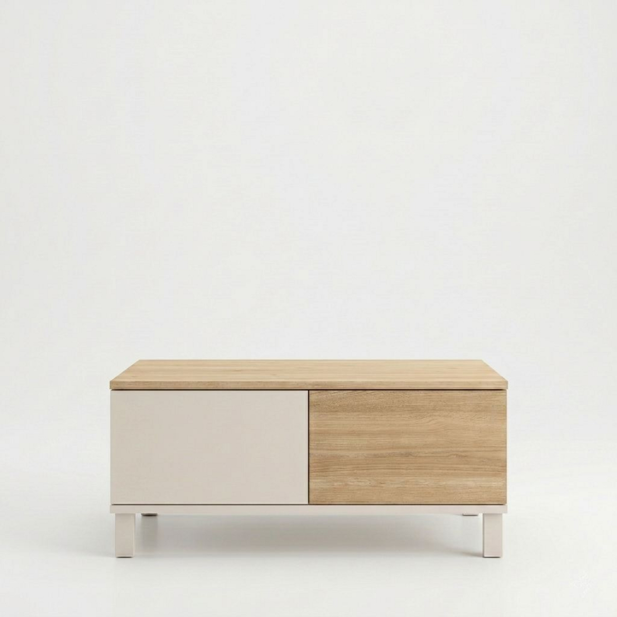 Norda Design Sofabord Mood, sand/eg, 60 × 90 × 40 cm
