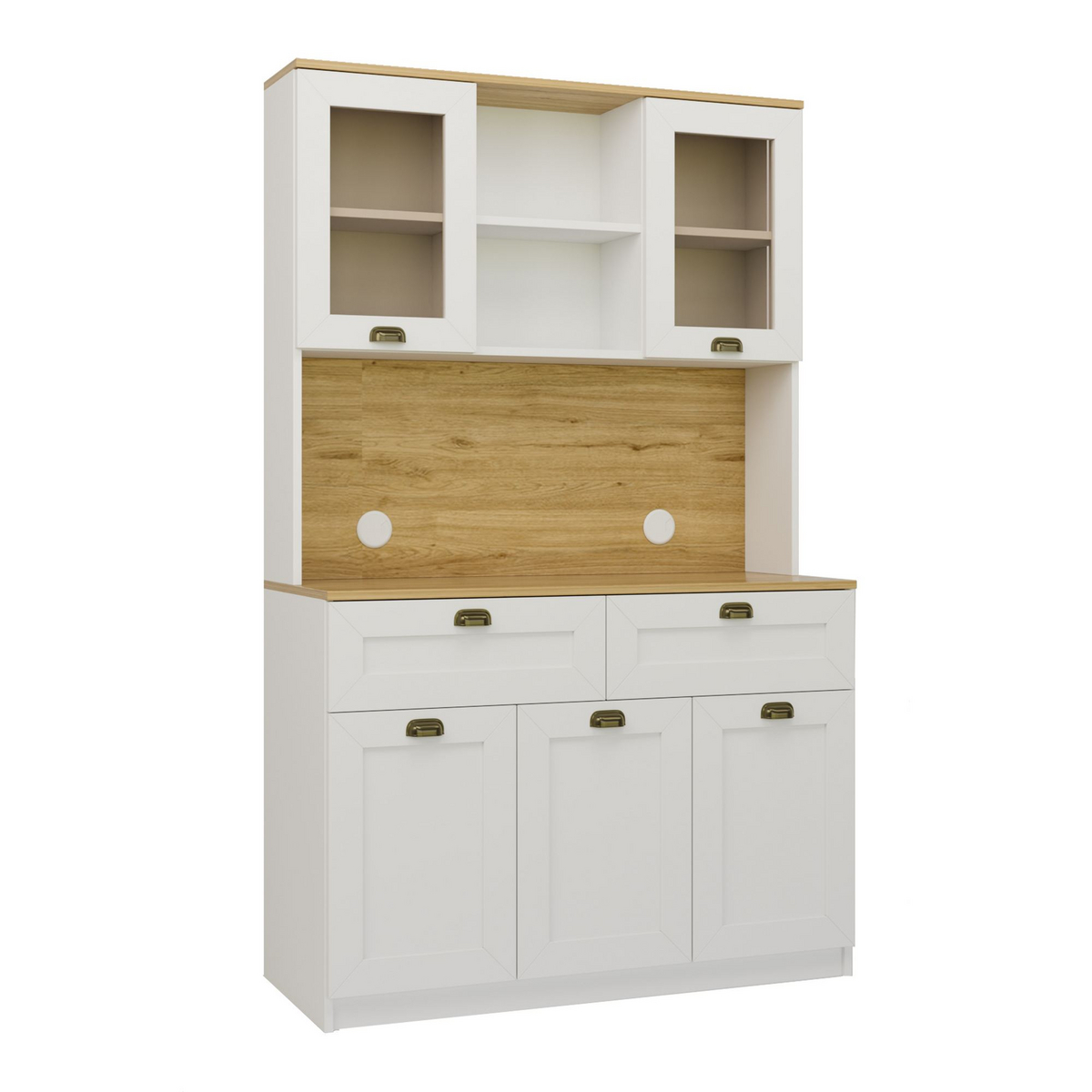 Norda Design Kaffestation Vionna 1600, hvid, 44 × 120 × 191,8 cm