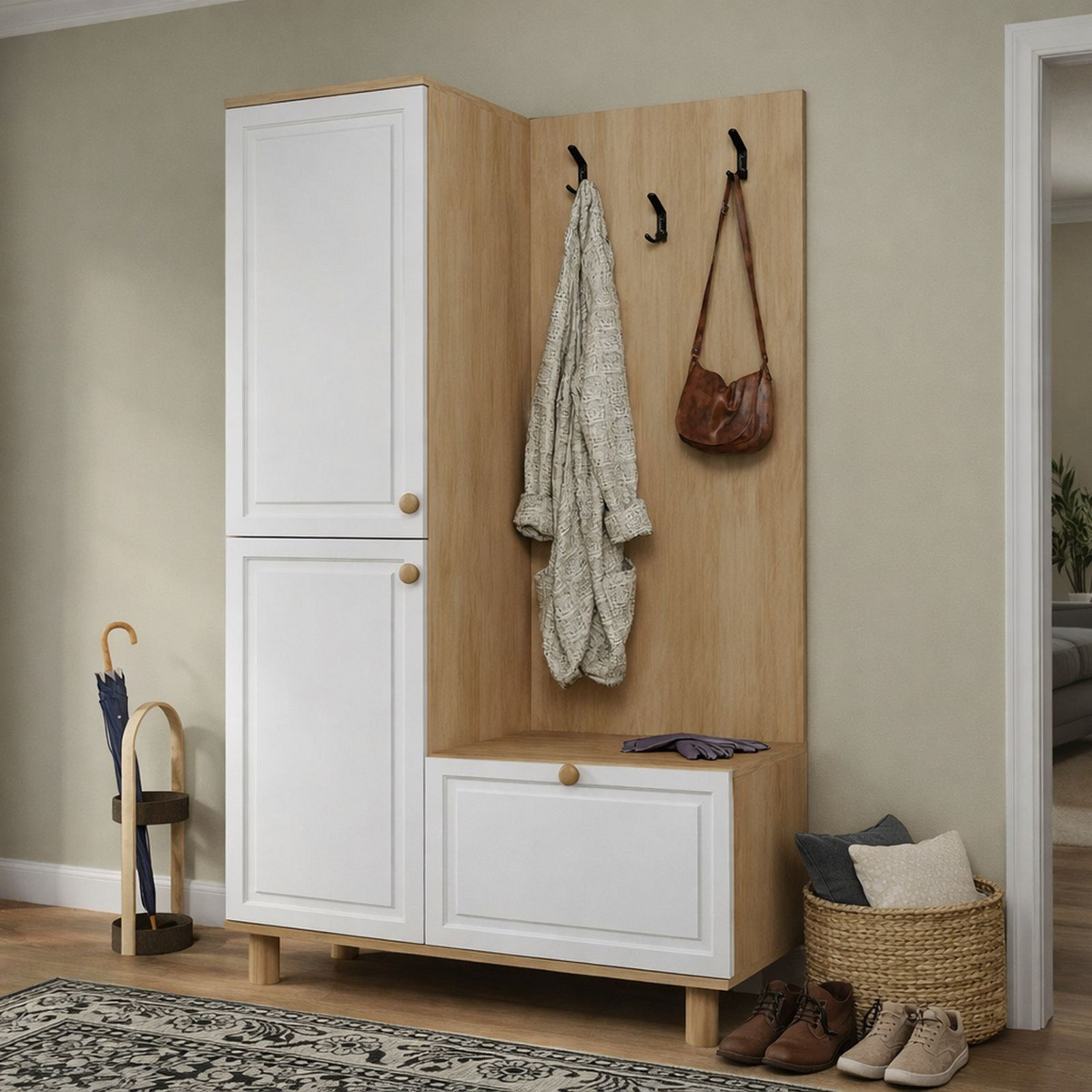 Norda Design Entrémøbel Forma 1600, 37 × 90 × 173 cm