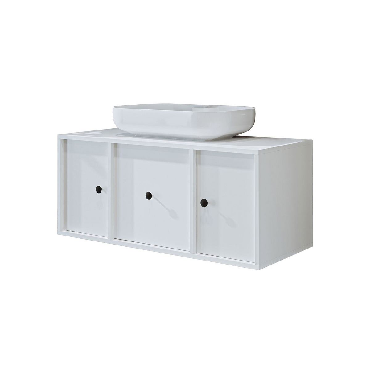 Norda Design Vaskeskab Ostuni, hvid, 45 × 105 × 45 cm