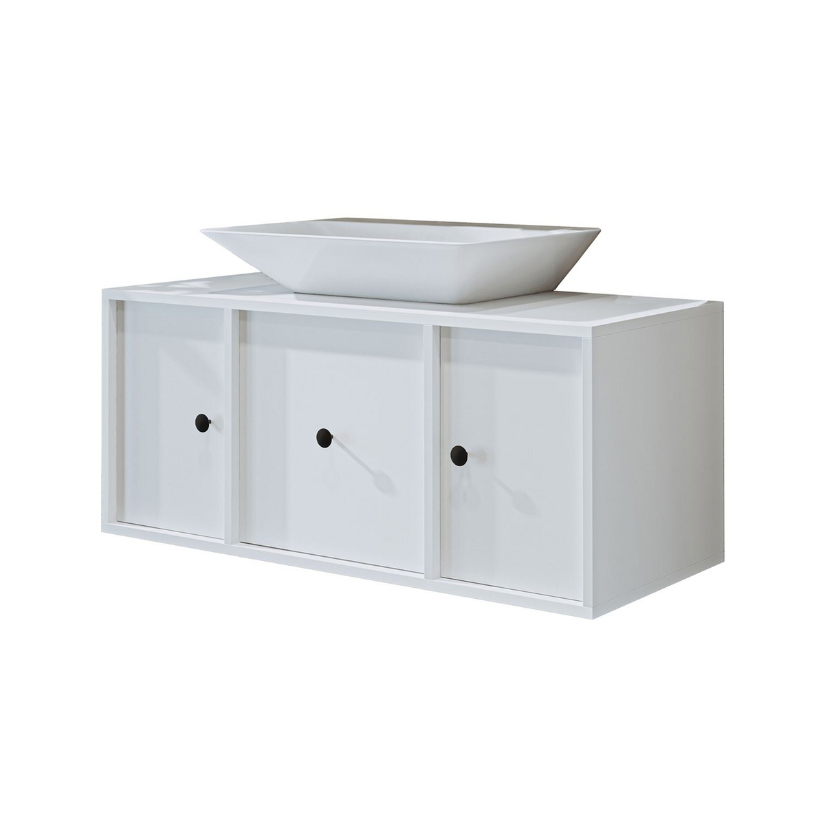 Norda Design Vaskeskab Taormina, hvid, 45 × 105 × 45 cm