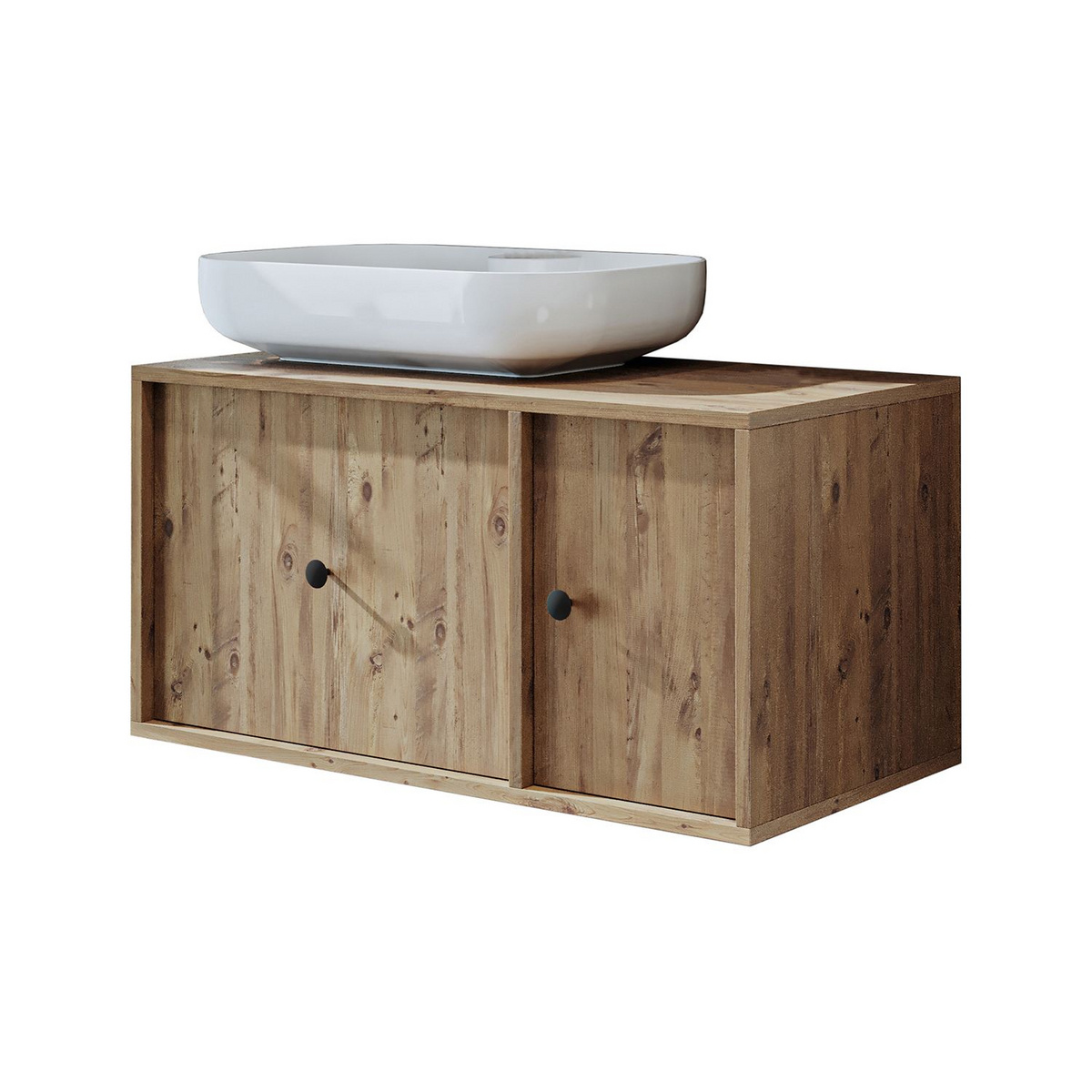 Norda Design Vaskeskab Bergamo, atlantfyr, 45 × 90 × 58 cm