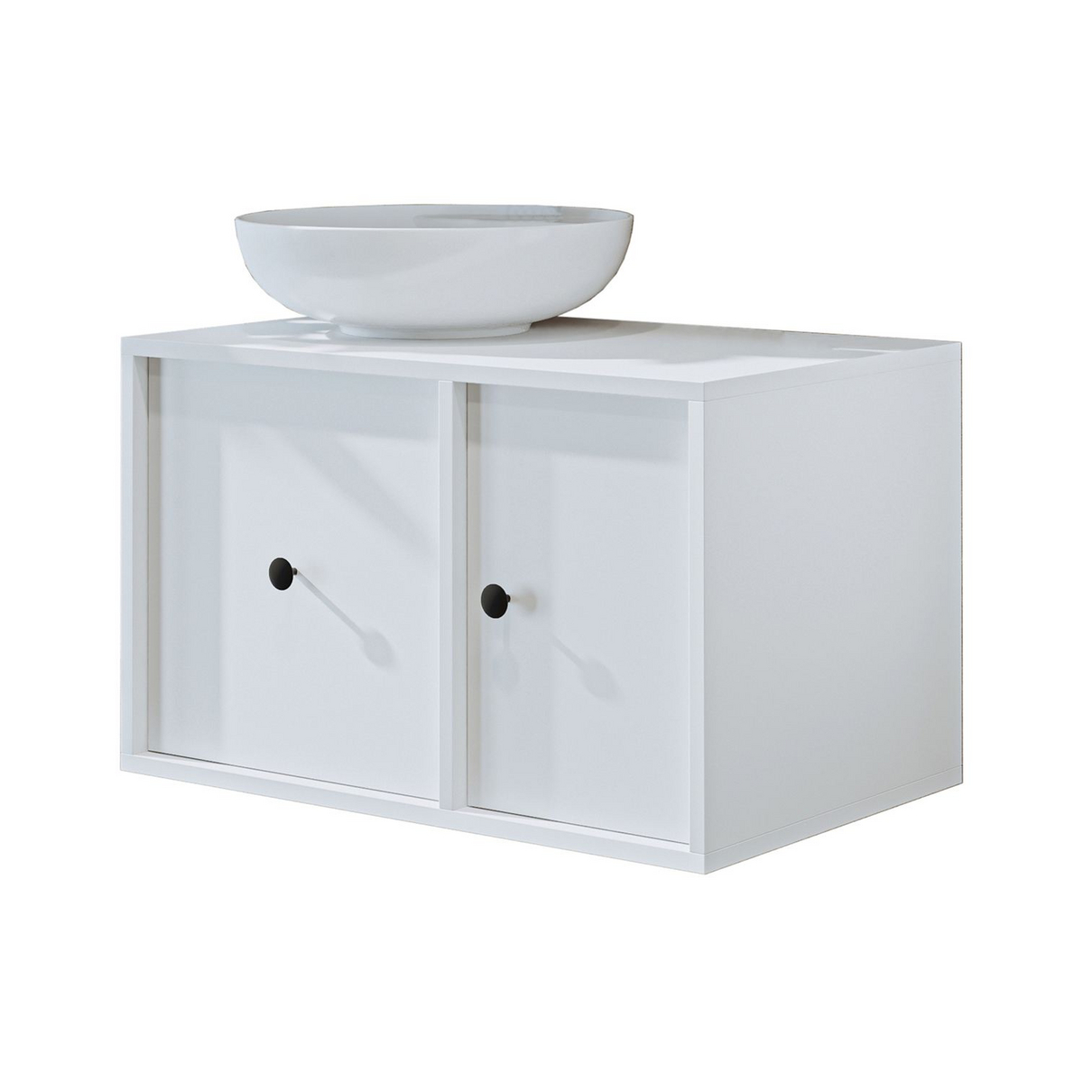 Norda Design Vaskeskab Sorrento, hvid, 45 × 75 × 58 cm