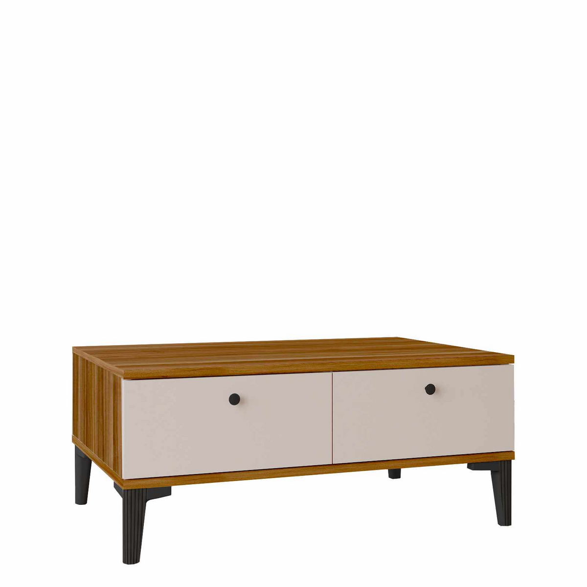 Norda Design Sofabord Terrazzo, valnød, 60 × 90 × 38,6 cm