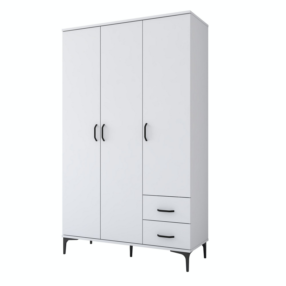 Norda Design Badeværelsesskab Palermo, hvid, 45 × 120 × 198,6 cm