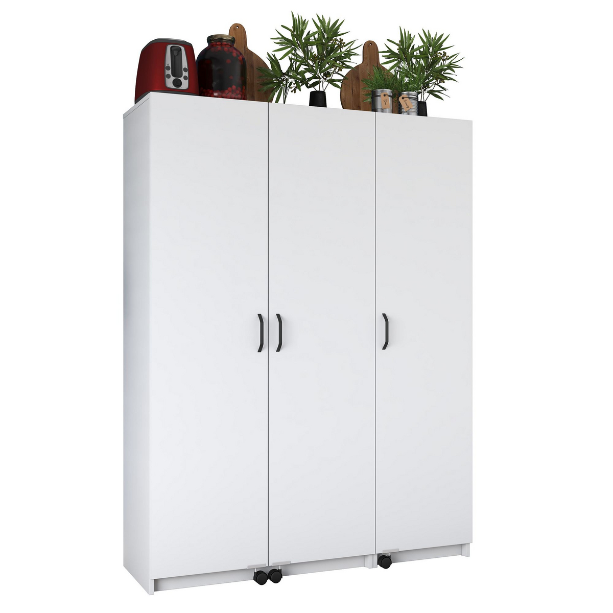 Norda Design Multiskab Kappa, hvid, 42 × 135 × 180 cm