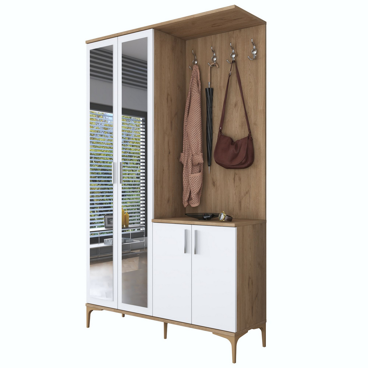 Norda Design Entrémøbel Foyer, 37,5 × 120 × 198,6 cm
