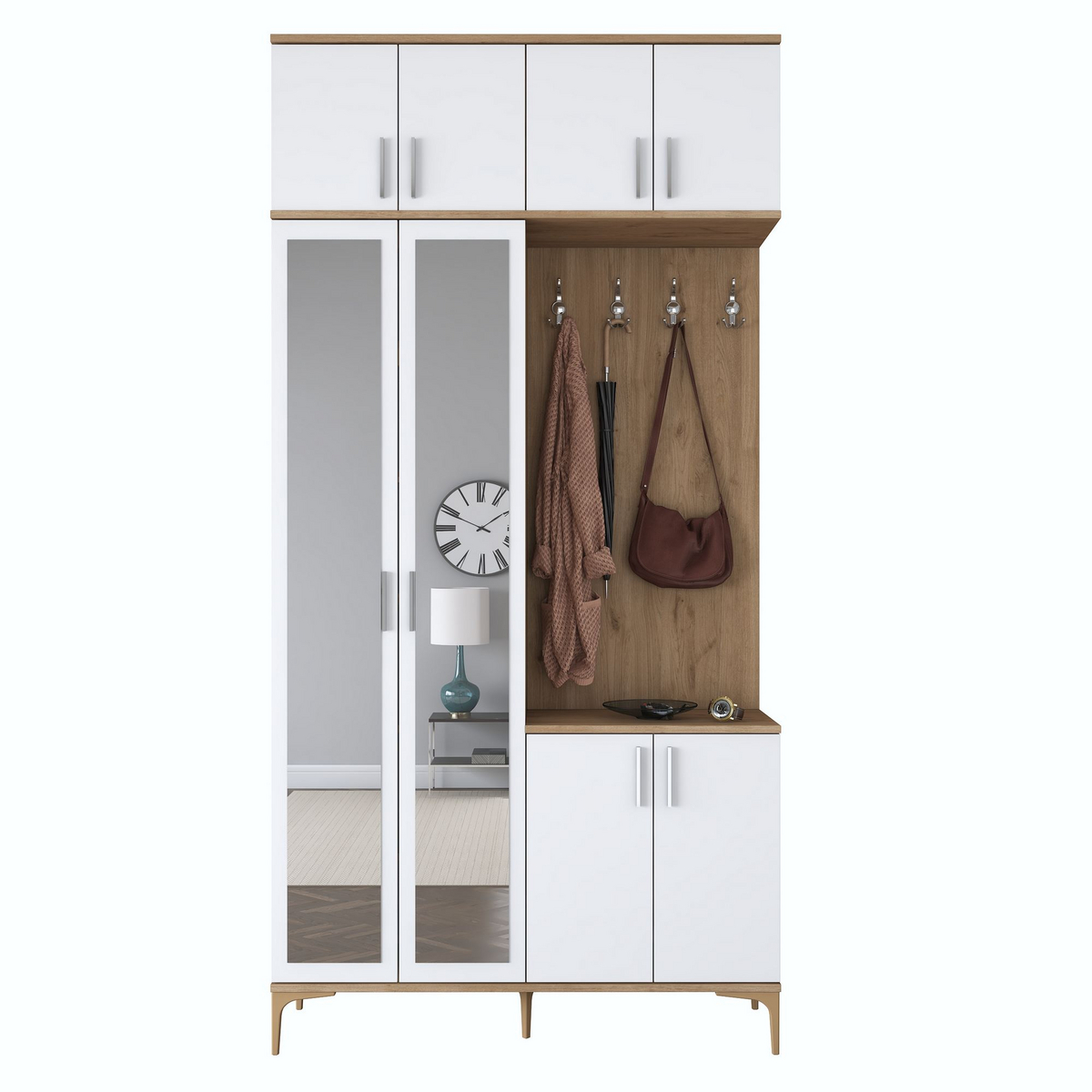 Norda Design Entrémøbel Portico, 37,5 × 120 × 240 cm