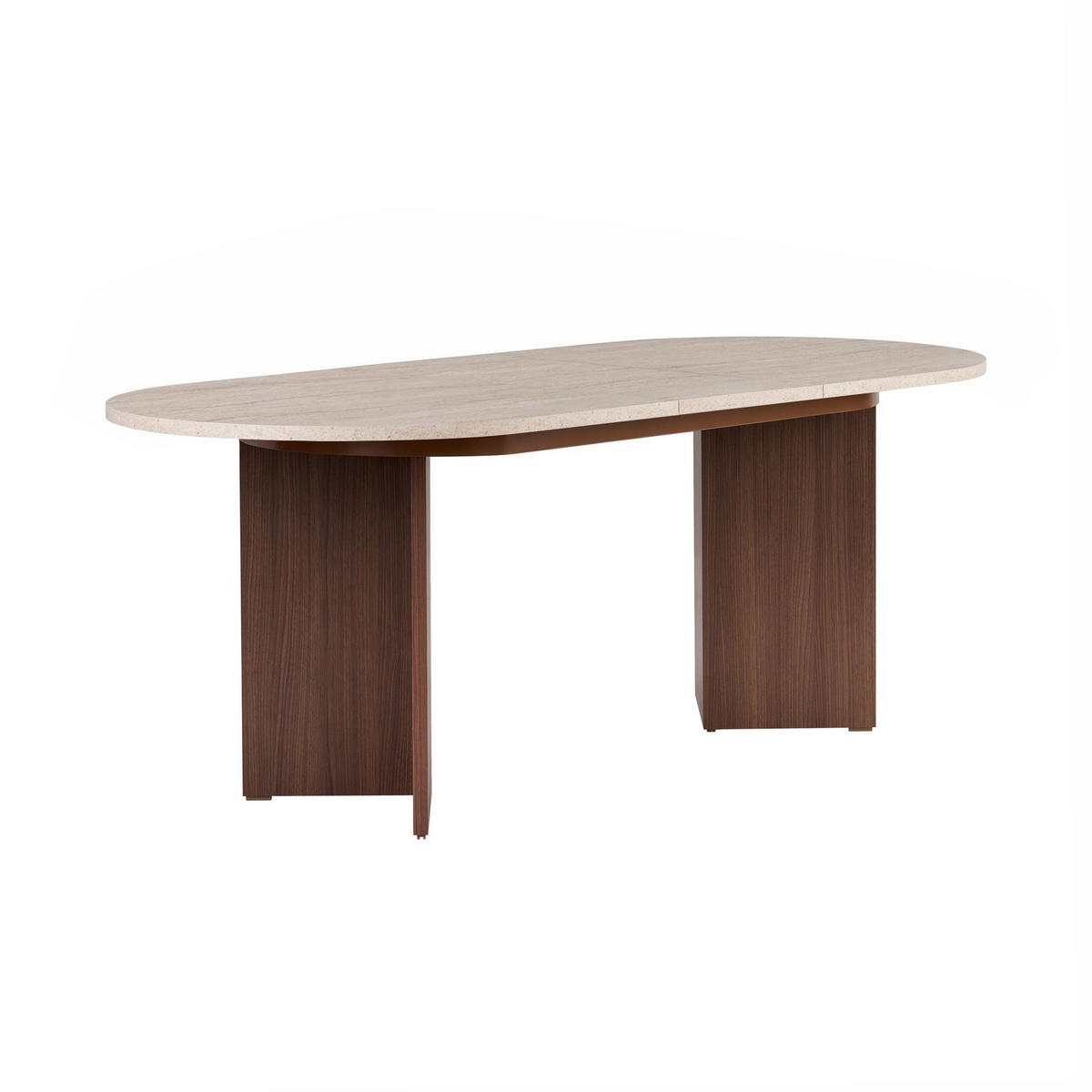 Norda Design Udtrækkeligt spisebord Sorell, 90 × 160 × 75 cm