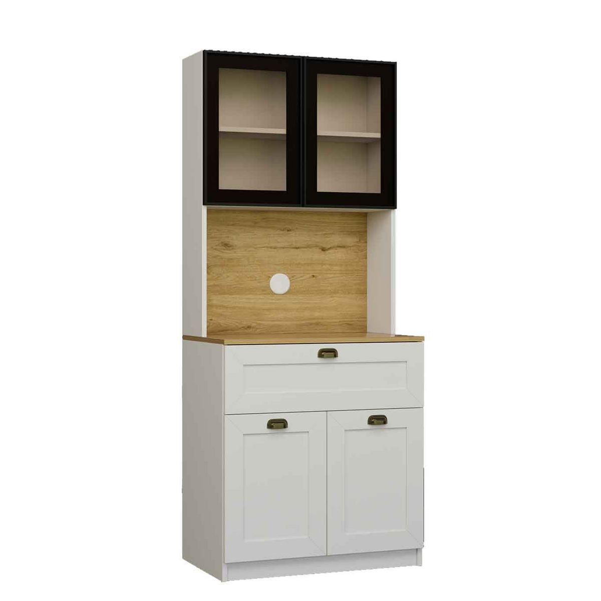 Norda Design Kaffestation Nero Solo 1600, hvid, 44 × 80 × 190 cm