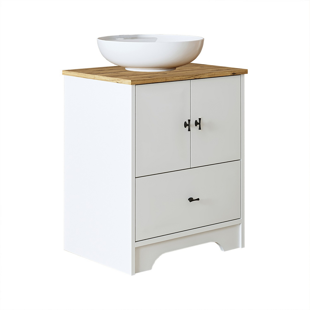 Norda Design Vaskeskab Ibiza, mat hvid, 45 × 60 × 72 cm