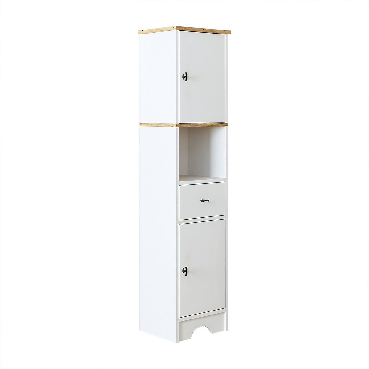 Norda Design Badeværelsesskab Vasca, mat hvid, 31 × 37 × 155,6 cm