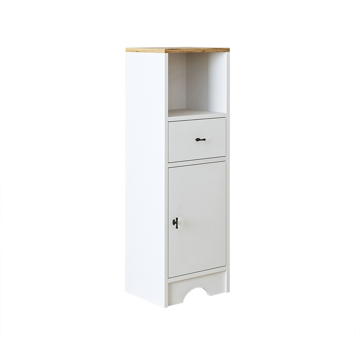 Norda Design Badeværelsesskab Trapani, mat hvid, 31 × 35 × 107,6 cm