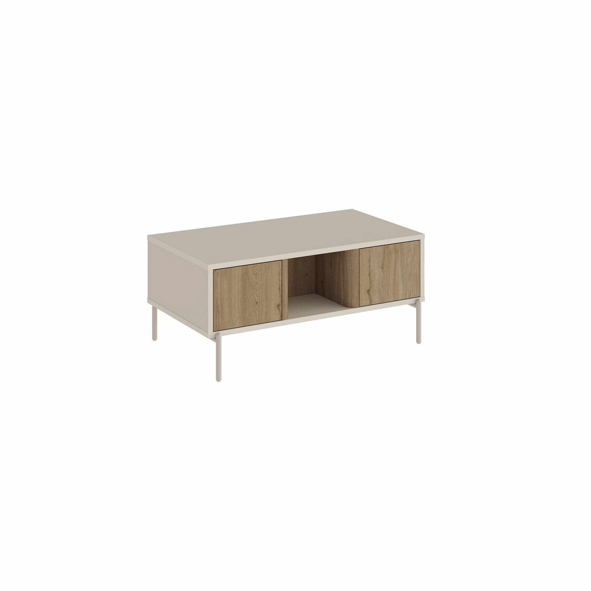 Norda Design Sofabord Ventro, sandsten, 60 × 100 × 42 cm