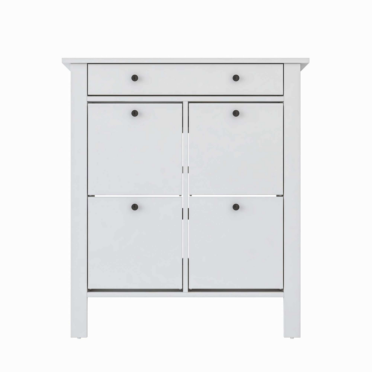 Norda Design Skoskab Orma, hvid, 30 × 90 × 101,8 cm