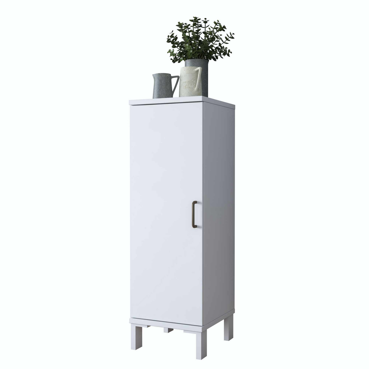 Norda Design Badeværelsesskab Bellagio, hvid, 32,5 × 30 × 93,6 cm