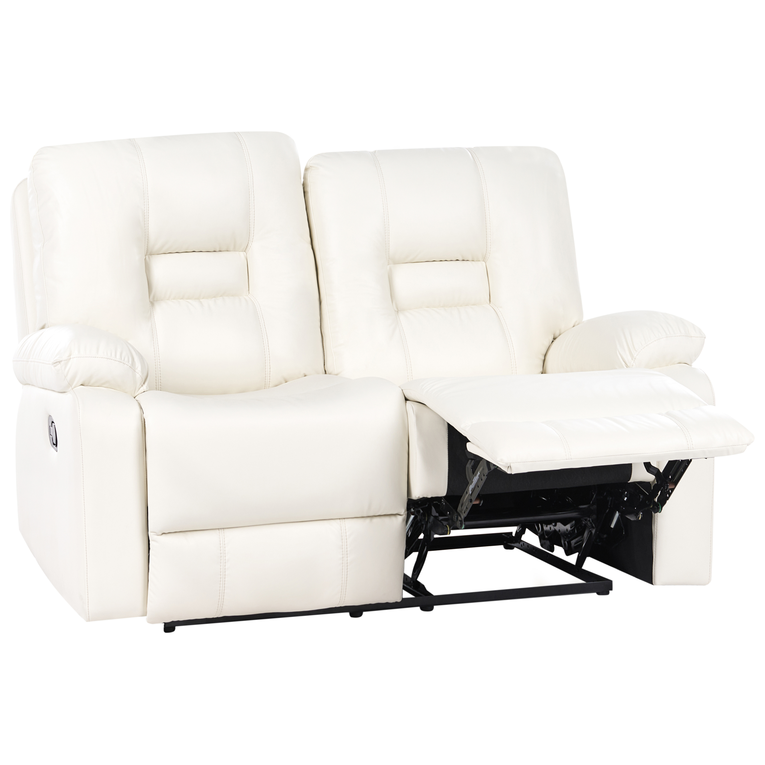 Manuel recliner sofa 2 personers BERGEN Kunstlæder Hvid