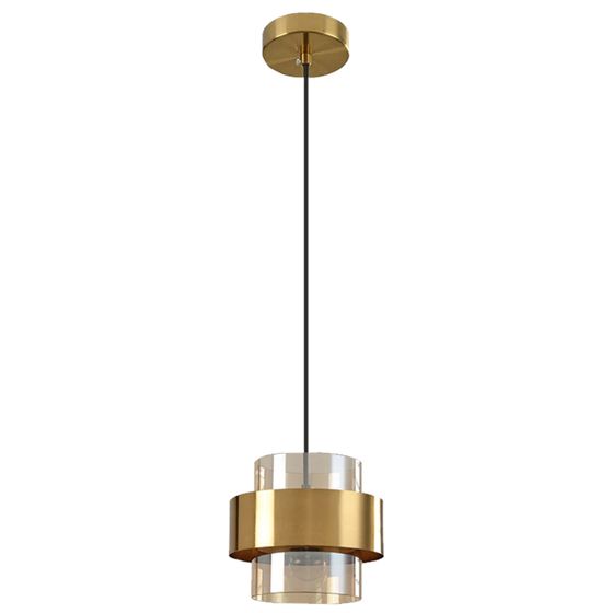 TOOLIGHT hængende loftlampe APP1236-1CP Guld 18x18x16cm