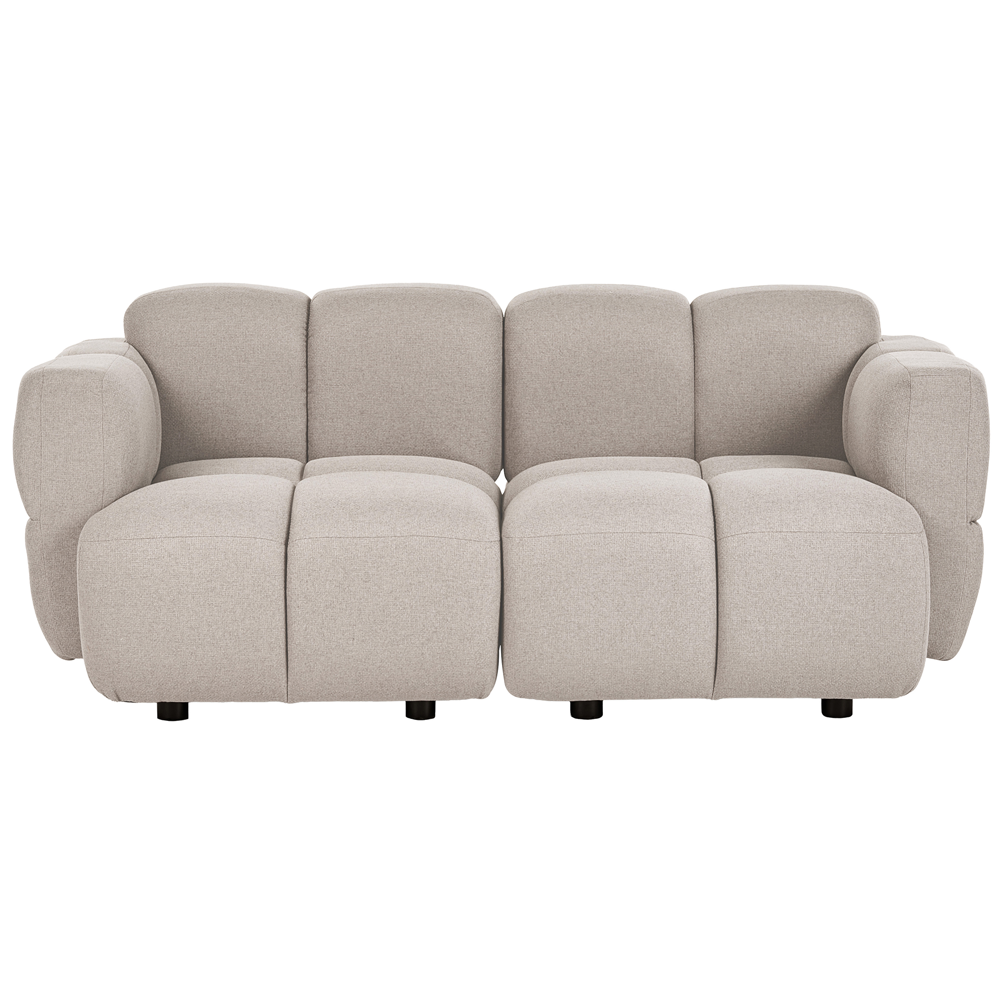 Modulsofa 2 personers MAKSABERG Beige
