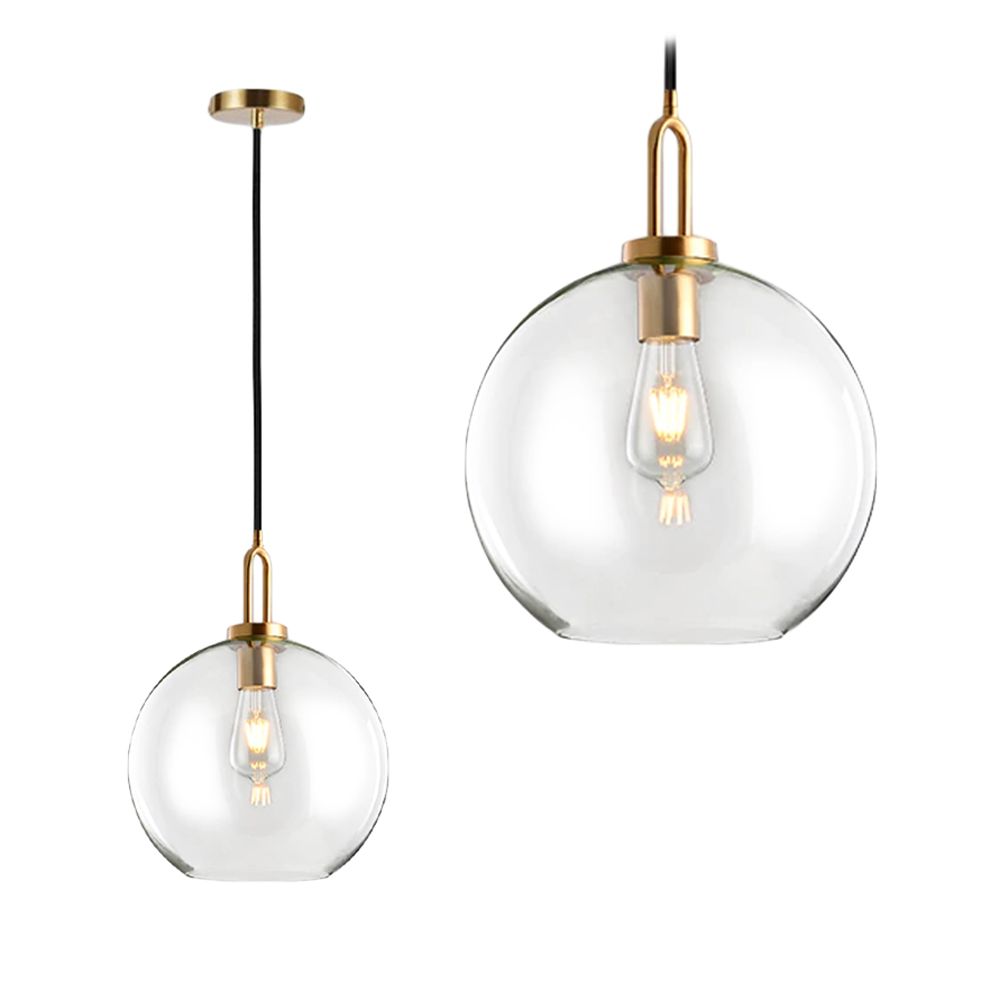TOOLIGHT hængende loftlampe APP630-1CP Guld 21x25x50cm