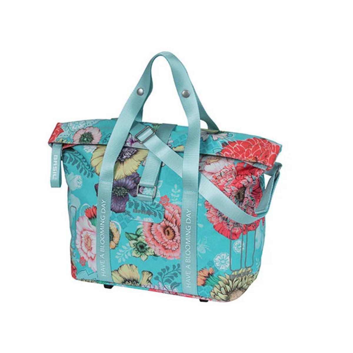 Basil Bloom Field -styrtaske 8–11 l, blå/blomstermønster
