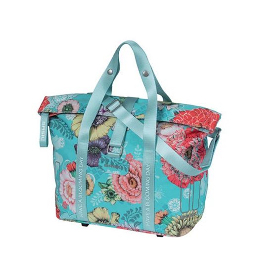 Basil Bloom Field -styrtaske 8–11 l, blå/blomstermønster