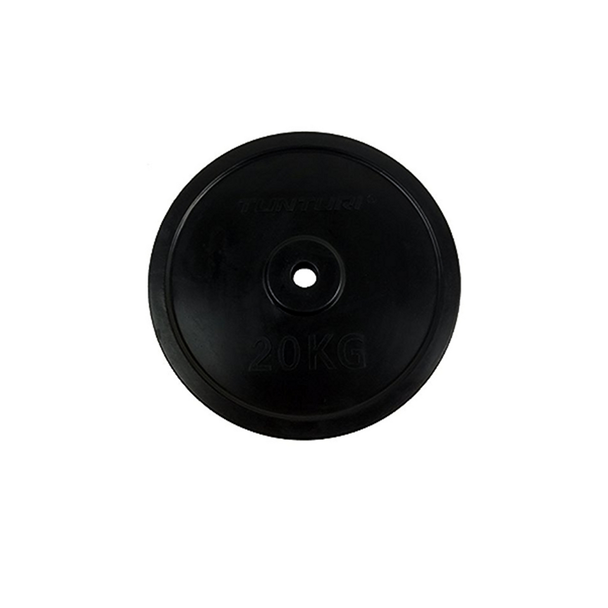 Tunturi Rubber Plate vægtskive, 30 mm, 20 kg