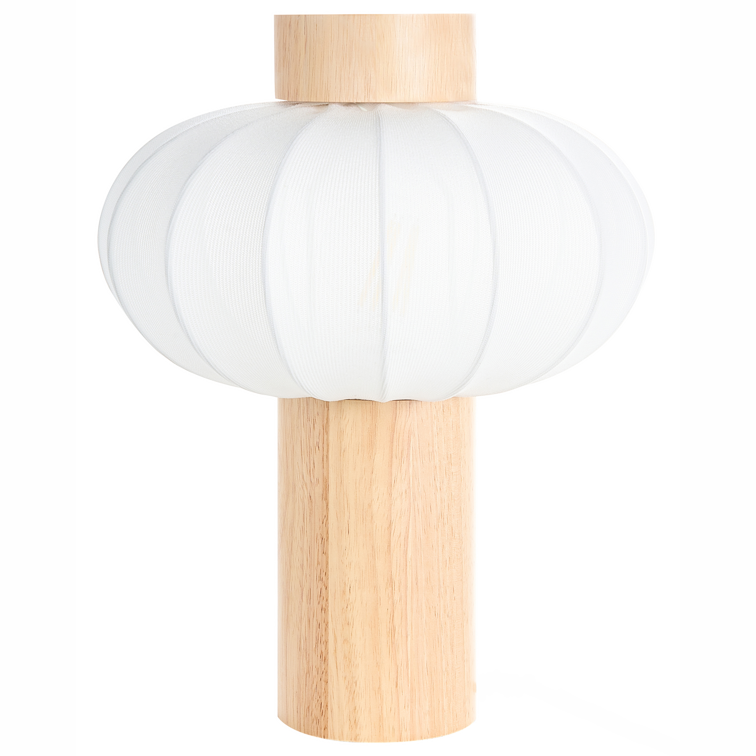 Bordlampe ABENS Træ Lysebrun