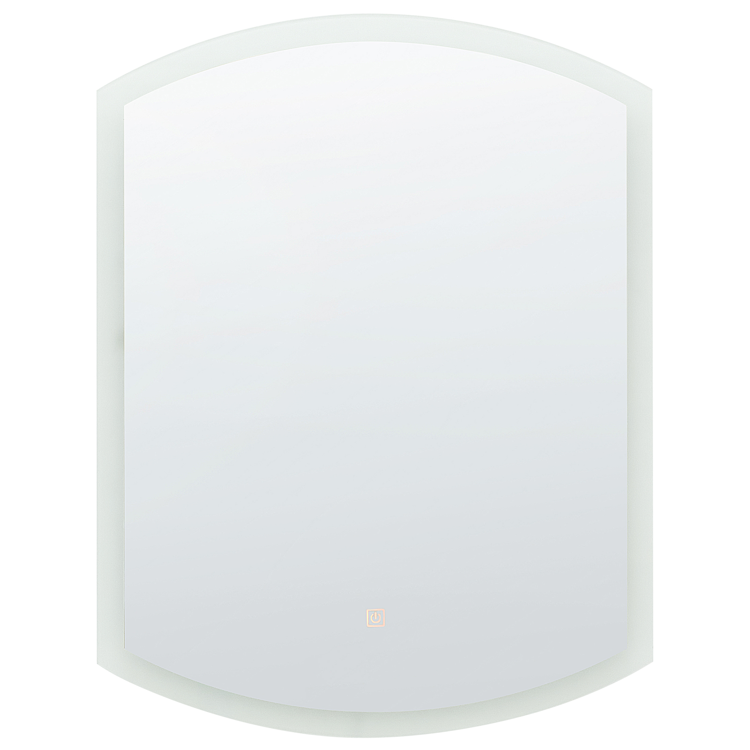 LED-badeværelsesspejl BEZIERS 60 cm 78 cm Sølv