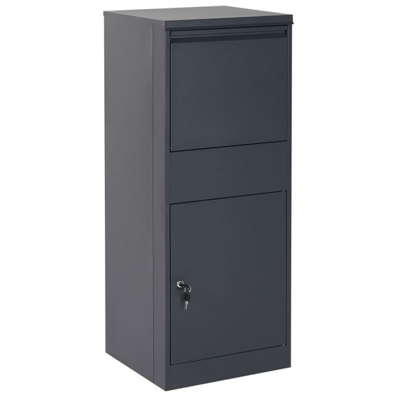 Pakkeboks OTRANTO 42 cm 39 cm Metal Grafit