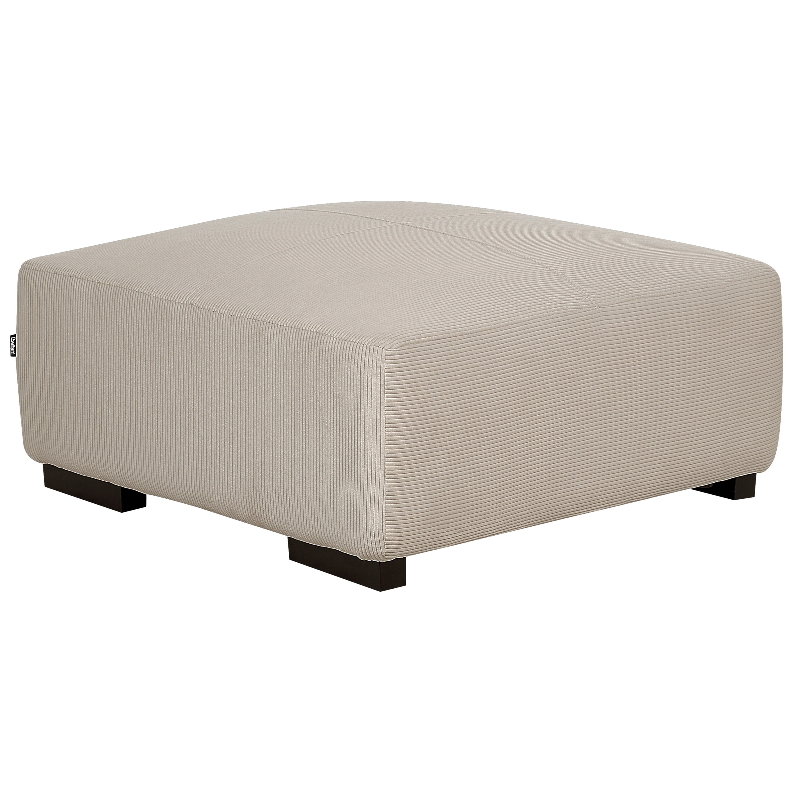 Fodskammel LUNGO Fløjl Beige