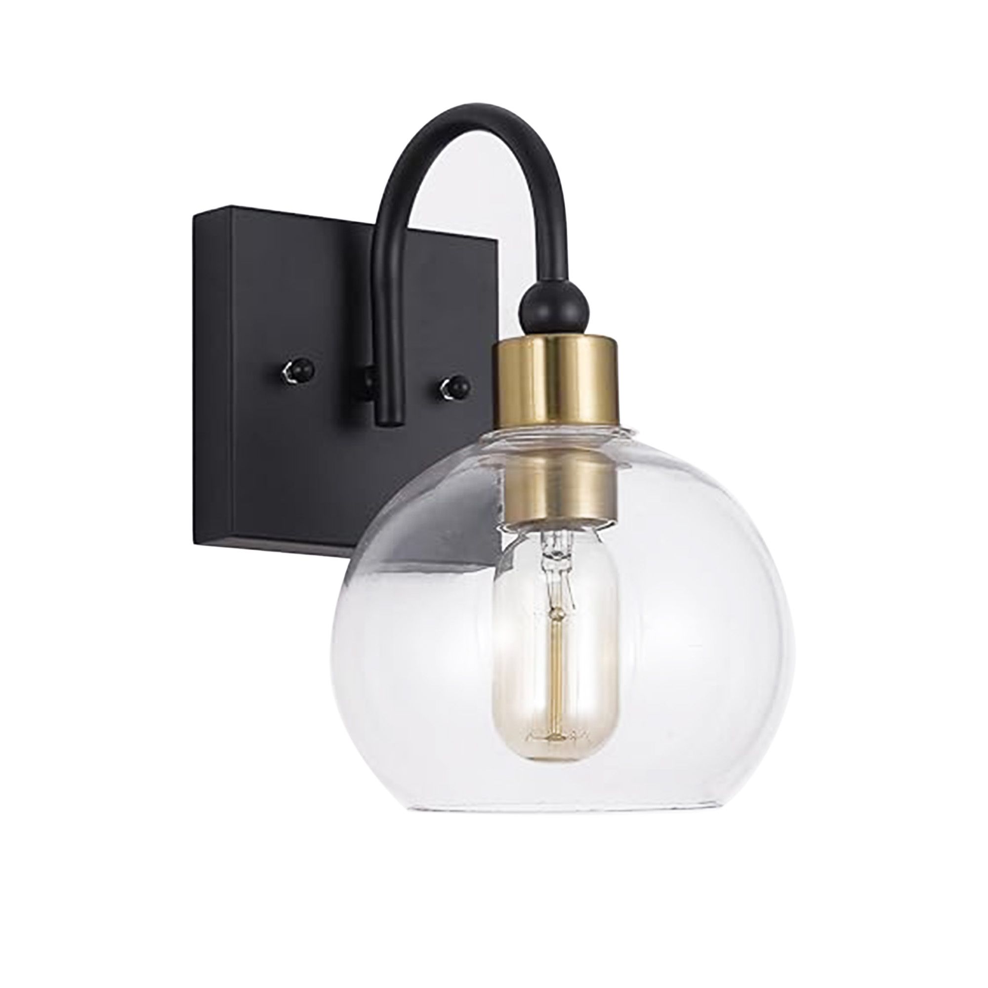 TOOLIGHT væglampe APP1580-1W Gennemsigtig 25,5x15,5x25,5cm