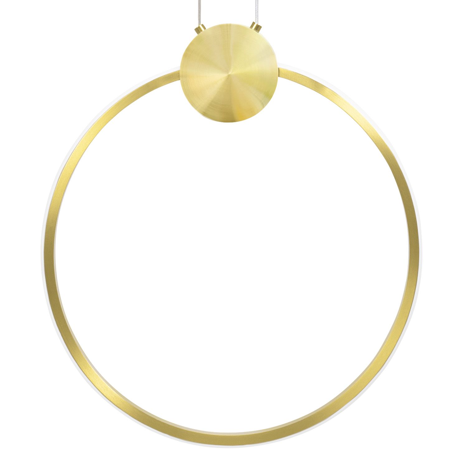 TOOLIGHT hængende loftlampe APP1393-CP 30CM LED Guld 31x2,7x33cm
