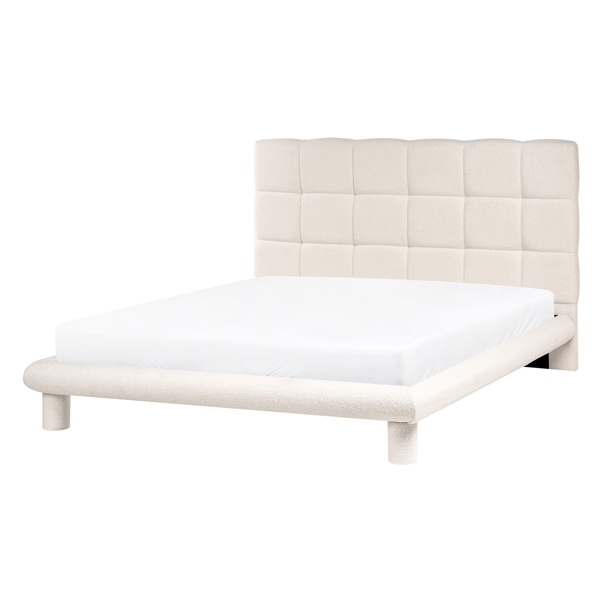 Seng Boucle CRESSAT 140 x 200 cm Cremehvid
